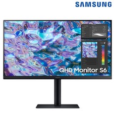 삼성전자 27인치 QHD 모니터 68.4cm IPS 75Hz 피벗 FreeSync, S27B610