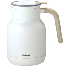 모슈 라떼 보온보냉 테이블팟, 매트 화이트, 1.3L, 1개