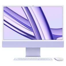 Apple 2023 아이맥 24 M3, 퍼플, M3 8코어, 10코어, 256GB, 16GB