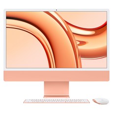 Apple 2023 아이맥 24 M3, 오렌지, M3 8코어, 10코어, 256GB, 16GB