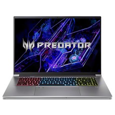 에이서 2024 프레데터 트리톤 네오 16 코어Ultra9 인텔 14세대 지포스 RTX 4060 PTN16-51-99ZD, 실버, 3TB, 32GB, WIN11 Home