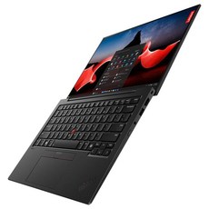 레노버 2024 씽크패드 X1 카본 G12 14 코어Ultra7 인텔 14세대, 블랙, 512GB, 32GB, WIN11 Pro, 21KC00BGKR