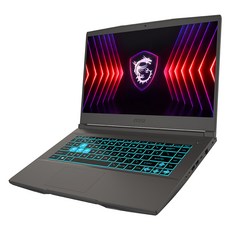 MSI 2024 씬 A15 라이젠5 라이젠 7000 시리즈 지포스 RTX 3050, 코스모스 그레이, Thin A15 B7UC-R5 (273), 512GB, 8GB, Free DOS