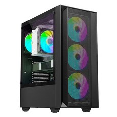 퍼플랩 2024 게임용 조립PC 라이젠5 라이젠 5000 시리즈 지포스 RTX 3050, Black, 16GB, 500GB, Free DOS, AV5-FX50