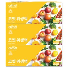 코멧 위생백 중 25 x 35 cm, 중(M), 100개입, 3개