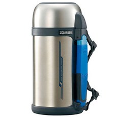 조지루시 와이드 보온보냉병, 스틸, 1.3L, 1개