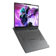 레노버 2024 리전 슬림 5 14APH8 라이젠7 라이젠 7000 시리즈 지포스 RTX 4060, 스톰그레이, 82Y5006EKR, 512GB, 32GB, Free DOS