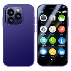 SOYES XS17 Pro 안드로이드 9.0 듀얼 SIM 3G 네트워크 2GB RAM 16GB ROM 2000mAh 배터리 3.0" 디스플레이 소형 휴대폰, Purple, Purple