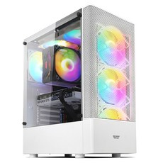 퍼플랩 2024 게임용 조립PC 라이젠5 라이젠 7000 시리즈 지포스 RTX 4070 SUPER, White, AMD Gaming AR5-RX70s, 1TB, 32GB, Free DOS