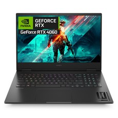HP 2024 오멘 16 코어i7 인텔 13세대 지포스 RTX 4060, Shadow Black, 512GB, 16GB, WIN11 Home, 16-wf0270TX