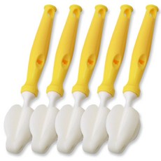 베이비베어 젖꼭지솔, 5개, 옐로우