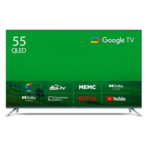 더함 4K UHD QLED 구글 OS TV