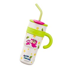 산리오 스테인리스 대용량 스트로우 보온컵, 1개, 크레용신짱, 1200ml