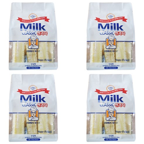 밀크 클래식 쌀과자 240g x 4개 부드러운 우유 스낵, 240g, 4개