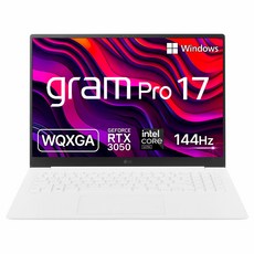 LG전자 그램 Pro 17 코어 울트라5 지포스 RTX 3050, 에센스화이트, 256GB, 16GB, WIN11 Home, 17Z90SP-EA5CK