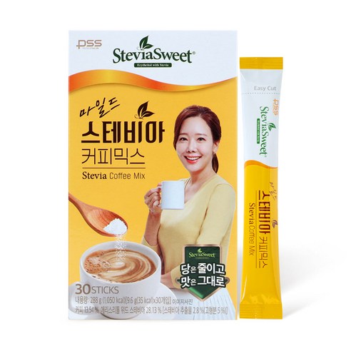 펄세스 마일드 스테비아 커피믹스, 9.5g, 30개입, 1개