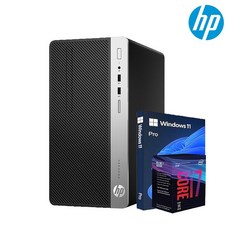 HP 컴퓨터 i7-8700 기업용 정품 윈도우11 Pro 탑재 사무용 업무용 데스크탑 PC 본체, 기본스펙, HP i7-8700+8G+SSD 500G+Win11