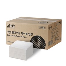 코멧 뽑아쓰는 테이블 냅킨, 흰색, 1개, 4000개입