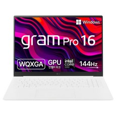 LG전자 그램 Pro 16 코어 Ultra5 인텔 Arc, 에센스화이트, 256GB, 16GB, WIN11 Home, 16Z90SP-GA5CK