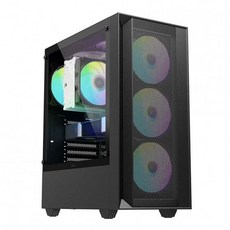 라이젠5 5600 RX 6600 네오포지 게이밍 컴퓨터 데스크탑 조립 PC, Free DOS, 500GB, 16GB, 블랙