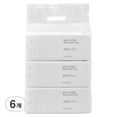 생활공작소 뽑아쓰는 키친타올, 100개입, 6개