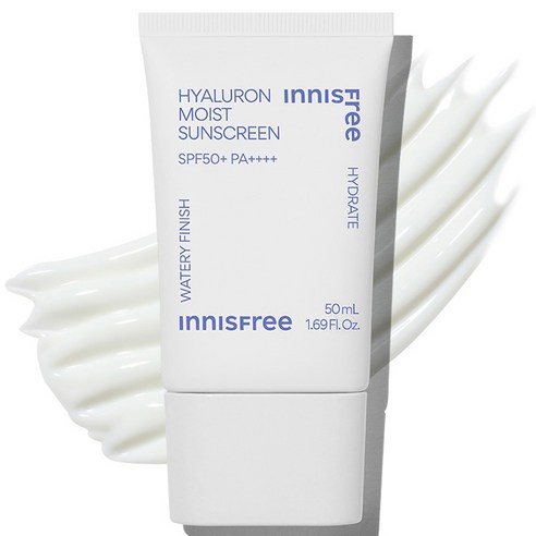 이니스프리 히알루론 수분 선크림 SPF50+ PA++++, 50ml, 1개