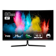 한성컴퓨터 FHD 1500R 커브드 게이밍 리얼 75 모니터, 80cm, TFG32F07V(일반)