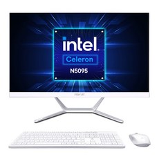 뷰라이프 27형 일체형PC N5095 윈도우11포함 저소음 무선키보드마우스 증정, 1TB, 16GB, WIN11 Pro, 화이트, AP-D270-N5