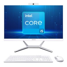 뷰라이프 24형 27형 웹캠 일체형PC 인텔 I5-13 윈도우11 포함 무선키보드마우스 증정, 터치 X(기본형), AP-238TC, WIN11 Pro, 256GB, 16GB, 화이트
