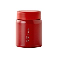 오슬로 미니 푸드자 죽통, 레드, 220ml, 1개
