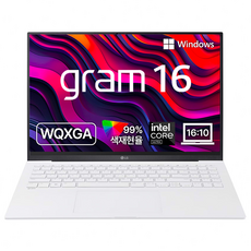 LG전자 2024 그램 16 코어Ultra5 인텔 Arc, 스노우화이트, 512GB, 16GB, WIN11 Home, 16Z90S-GAFWK