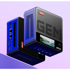 [청이스토어] AOOSTAR GEM12Pro Max 미니PC 컴퓨터 AMD R7-8845HS 75W 베어본 지문 잠금 해제, SSD+DDR 미포함
