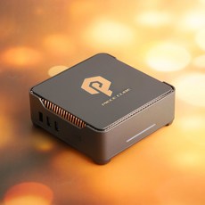 피스큐브 미니PC 한뼘 컴퓨터 윈도우 포함 사무용 데스크탑 본체, PieceCube G1, WIN11 Pro, 256GB, 8GB, Black