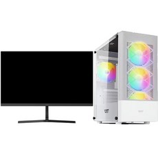 서민컴퓨터 조립컴퓨터 풀세트 조립PC 게이밍PC 게임용 컴퓨터 본체 롤 오버워치 피파 배그 배틀그라운드 펠월드 디아블로 데스크탑 고사양PC, 화이트, 16GB, 512GB, Free DOS, CG7-1