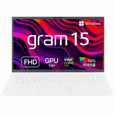 LG전자 그램 15 코어Ultra5 인텔 Arc, 에센스 화이트, 512GB, 32GB, WIN11 Home, 15Z90S-GA59K