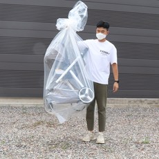 다패킹 두꺼운 대형 PE 김장비닐 유아용품 이삿짐 정리 김장 봉투, 4호(100x120 5매), 5개, 1개입