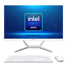 뷰라이프 24형 일체형PC N5095 윈도우11포함 무선키보드마우스 증정, 1TB, 8GB, 화이트, AP-D238-N5, WIN11 Pro