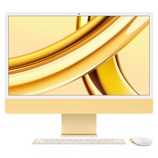 Apple 2023 아이맥 24 M3, 옐로, M3 8코어, 10코어, 512GB, 8GB