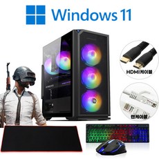 [왕가PC]하이엔드 고사양 데스크탑 3D게임용 더 파이널스 배그 풀옵션 게이밍 조립컴퓨터 롤 오버워치2 국민옵션부터 풀옵션 조립PC, 블랙, a.고사양PC 02번, 1TB, 32GB, WIN11 Home