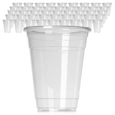 하이퍼 투명 PET 아이스컵 92파이 12온스, 360ml, 1개입, 100개