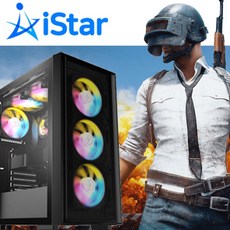 조립PC 고사양 게임용 데스크탑 롤 배그 발로란트 게이밍 사무용 컴퓨터, 12번 6700+1060+8G, 블랙, 250GB, 8GB, WIN10 Home