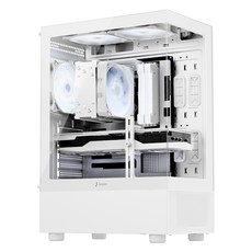 주연테크 2024 MARINE 라이젠5 라이젠 7000 시리즈 지포스 RTX 4070 SUPER, 화이트, D375F47SP-W, 512GB, 16GB, WIN11 Pro
