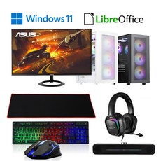 [왕가PC] 3D게이밍 조립컴퓨터 데스크탑 패키지 배그 롤 오버워치2 풀옵션 윈도우11 탑재 조립PC, 패키지PC WF06번, -, 512GB, 16GB, WIN11 Home