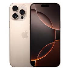 Apple 정품 아이폰 16 Pro Max 자급제, 데저트 티타늄, 1TB