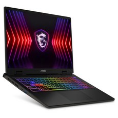 MSI 2024 스워드 16 HX 코어i7 인텔 14세대 지포스 RTX 4060, 블랙, 512GB, 16GB, Free DOS, Sword 16 HX B14VFKG(415)
