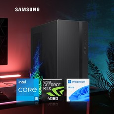 삼성전자 삼성 게이밍데스크탑 코어i7 지포스 RTX4060 고사양 게이밍pc, 블랙, DM500, 512GB, 32GB, WIN11 Home