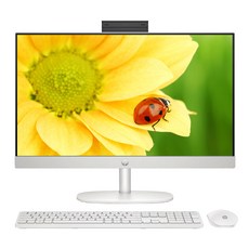 HP 2024 올인원 24 코어i3 인텔 13세대, 화이트, 24-CR0003KL, 512GB, 8GB, Free DOS
