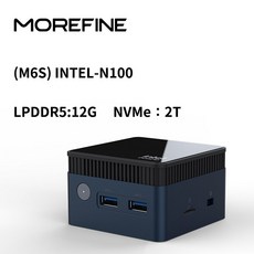 M6S PC 인텔 12 세대 N100 12G LPDDR5 512GB 윈도우 11 게임용 컴퓨터 HDMI 장비 준 시스템, 01 N100 LPDDR5 4800MHZ, 02 EU, 02 12G LPDDR5 2T NVMe